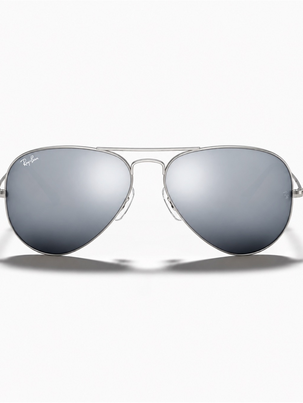 Ray-Ban Silver Mirrored Aviator Sunglasses UNISEX